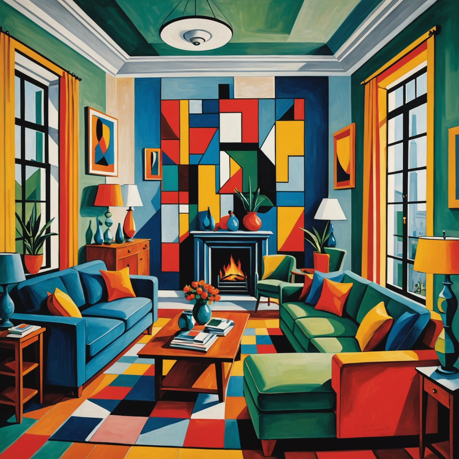 Декор, который преобразит ваш интерьер: искусство кубизма и репродукции Пикассо