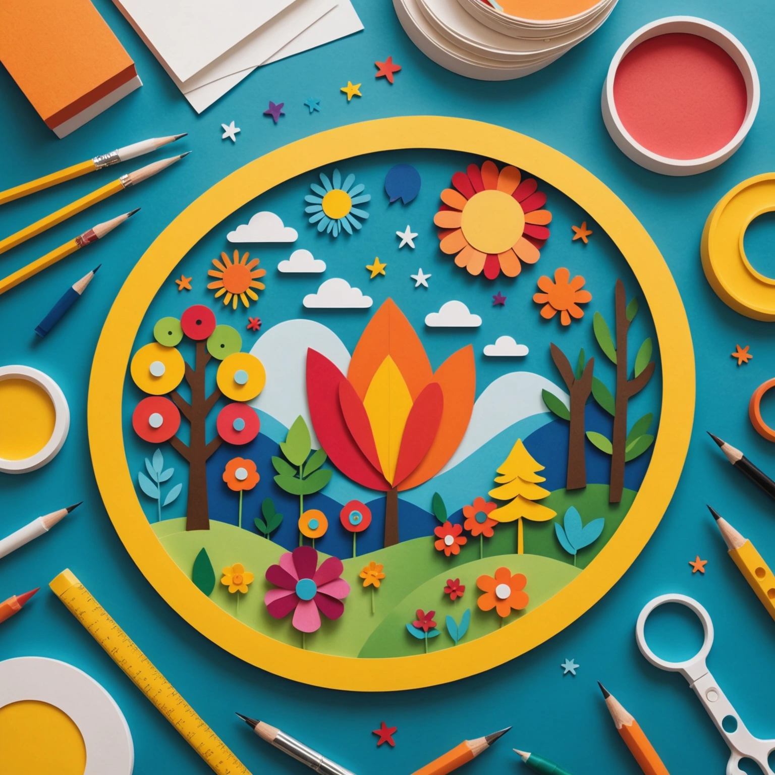 Как сделать овал из бумаги: простой способ для аппликаций