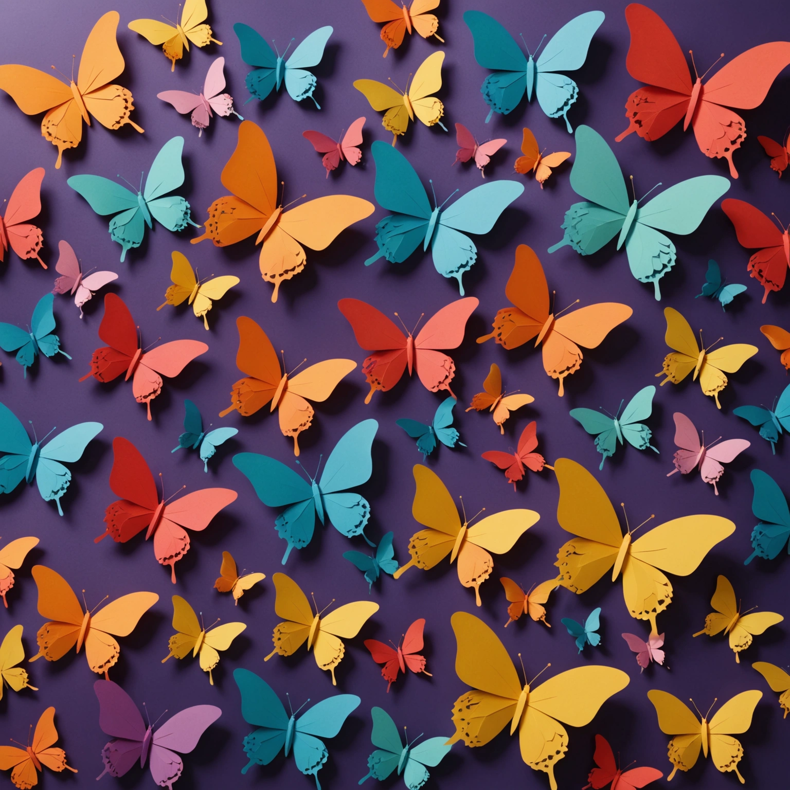 Как сделать бабочку из бумаги 3D: Для стены — прекрасное украшение своими руками