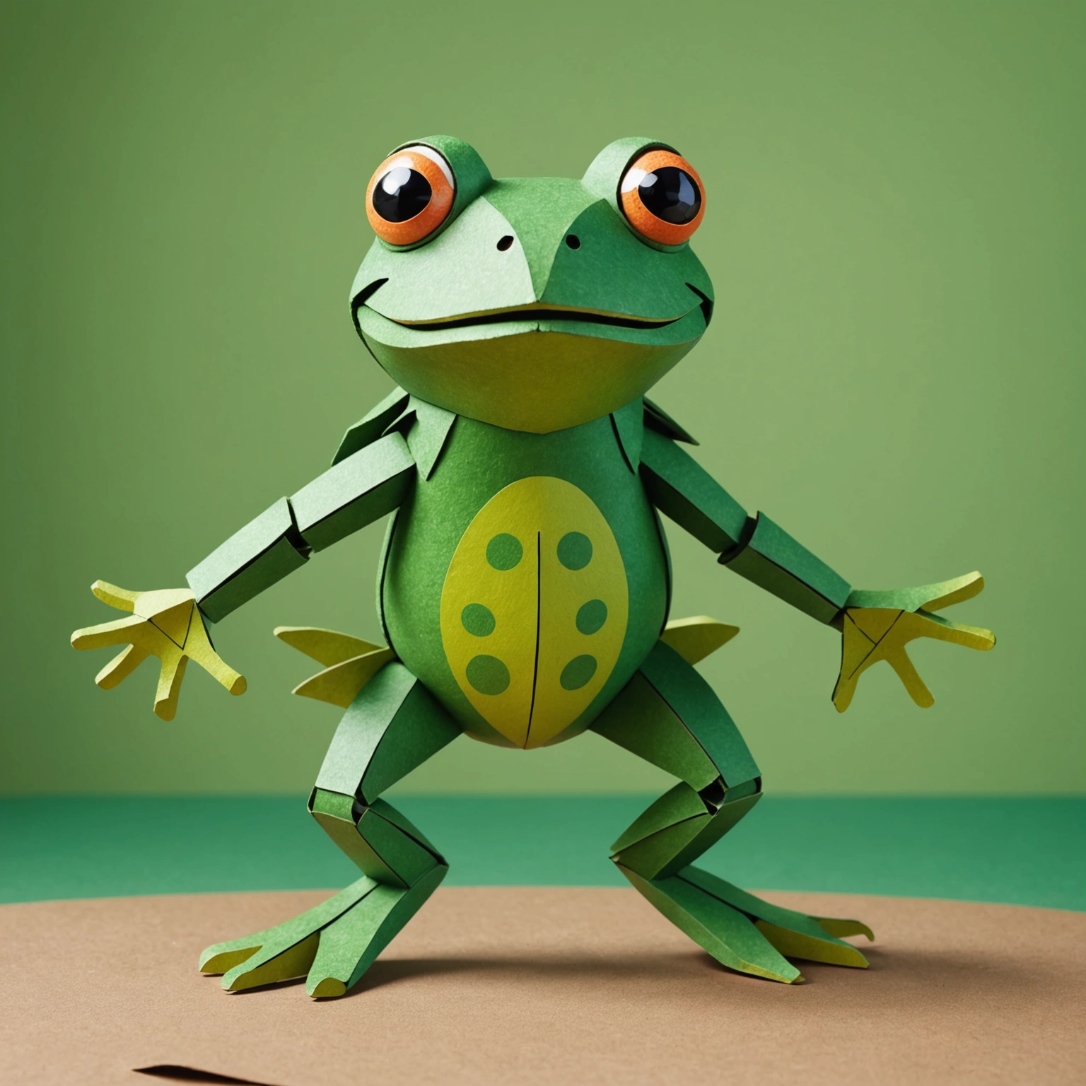 Как сделать лягушку из картона: прыгающую и увлекательную поделку для всех возрастов