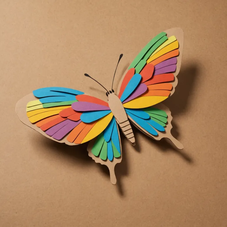 Как сделать бабочку из картона, которая летает: секреты создания уникального планера