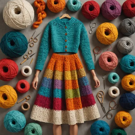 Вязание как искусство и стиль: почему расклешенная юбка крючком — ваш идеальный проект