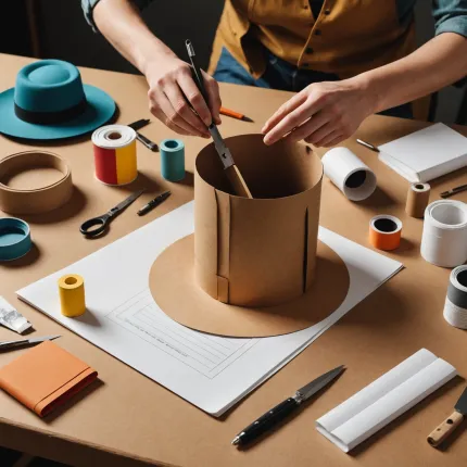 Как сделать цилиндр из бумаги для шляпы: высокий и низкий — творческий подход к классике