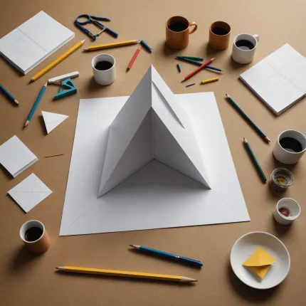 Как сделать треугольник из бумаги: равносторонний и идеальный шаг за шагом