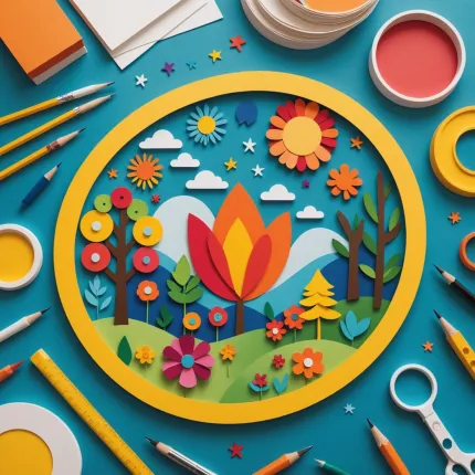 Как сделать овал из бумаги: простой способ для аппликаций