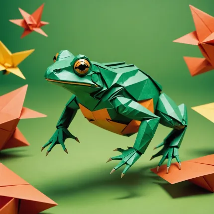 Как сделать лягушку из бумаги которая прыгает далеко: Большая прыгалка для творчества и развлечений