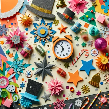 Детские новогодние аппликации: Творчество и Развитие